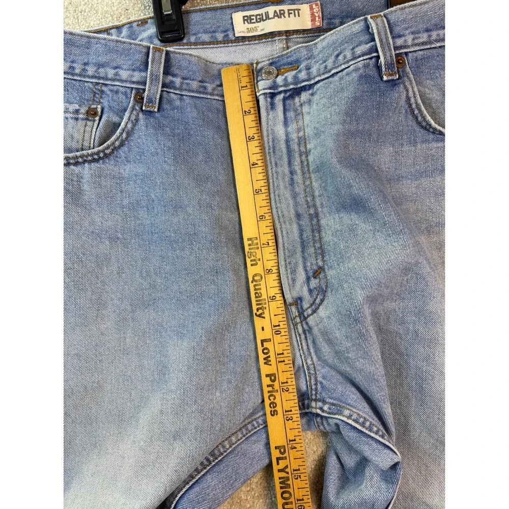Vintage Levi's 505 Jeans Men's 42x30 Regular Straight Leg Blue Denim y2k